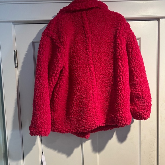 UGG - Short Gertrude Teddy Coat - -L-NWT 💕🧸🧸💕 - Picture 5 of 13